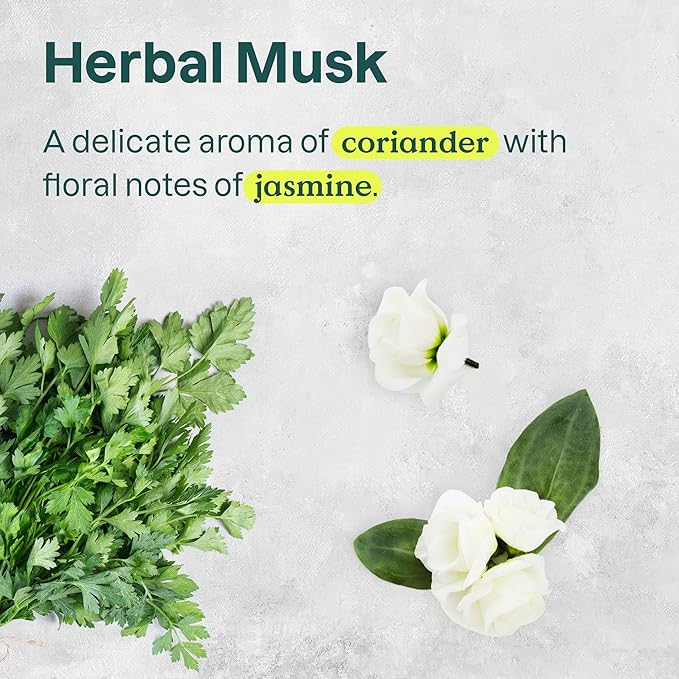 ATTITUDE Foaming Hand Soap, EWG Verified, Plant and Mineral-Based Ingredients, Vegan and Cruelty-free Personal Care Products, Herbal Musk, Bulk Refill, 35.2 Fl Oz