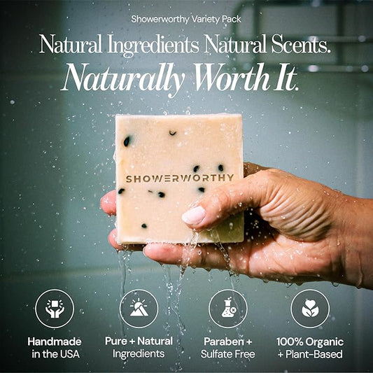 Organic Bar Soap Gift Set – 8 Handmade Natural Soap Bars for Men & Women – Cold Process With Essential Oils for Moisturizing Dry & Sensitive Skin 8 Different Scents 5 oz Each