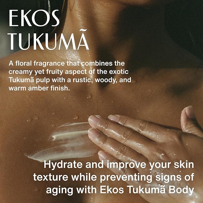 Natura - Ekos Tukumã Replenishing Body Lotion - Vegan Skin Care - Moisturize & Improve Skin Texture - Boost Hyaluronic Acid - Brazilian Beauty Secrets - Self Care & Body Care - 13.5 fl oz (400ml)