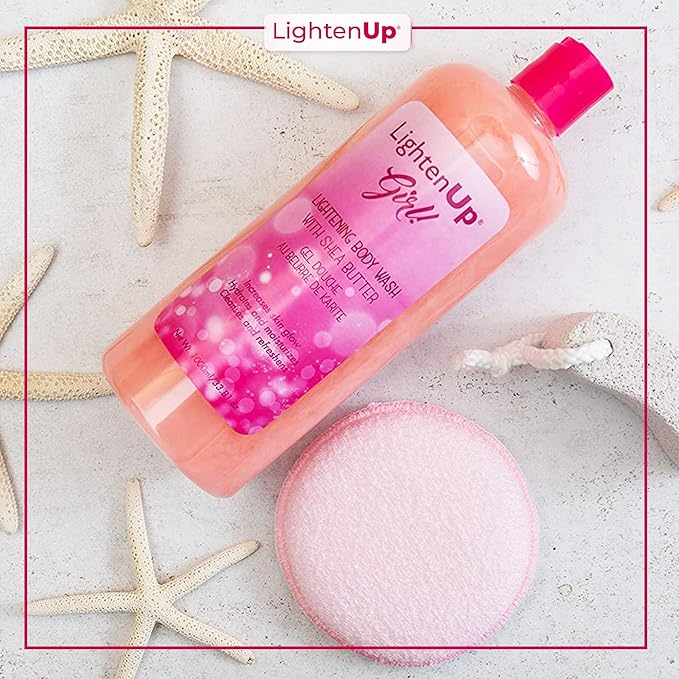 OMIC Lighten-Up Exfoliating Body Wash - 33.8 Fl oz / 1000 ml (Girl)