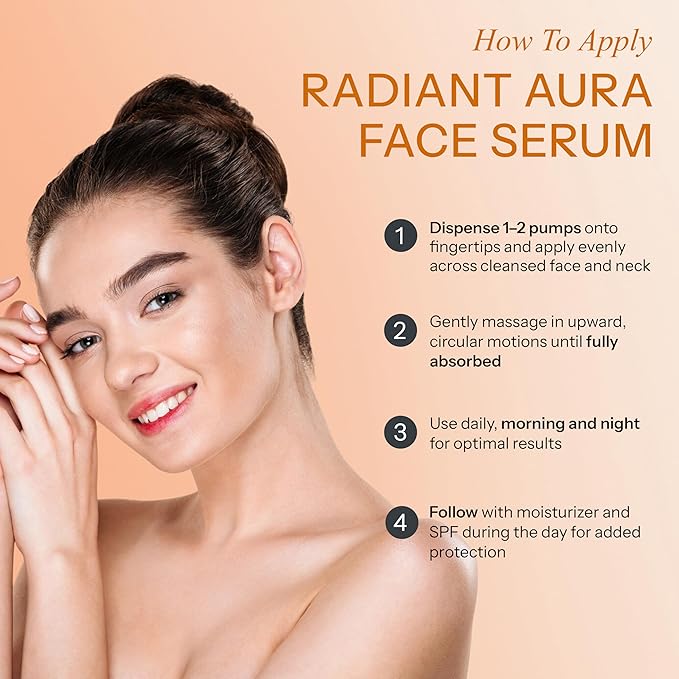 Face Serum with Vitamin C & E – Korean Anti-Aging Serum for Dark Spots, Wrinkles & Fine Lines – Brightening & Hydrating for Smooth, Radiant Skin – 2 Fl. Oz