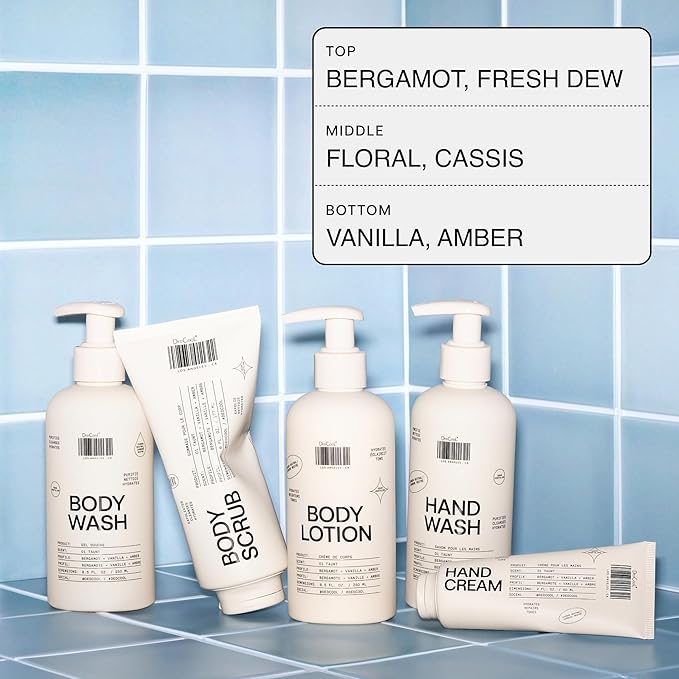 DedCool Body Lotion | Taunt | Lightweight, Deeply Hydrating Formula with Ceramides, Snow Mushroom & Meadowfoam Oil | Bergamot, Dew, Cassis, Vanilla & Amber Scent | Non-Toxic Vegan Skincare | 8.5 fl oz