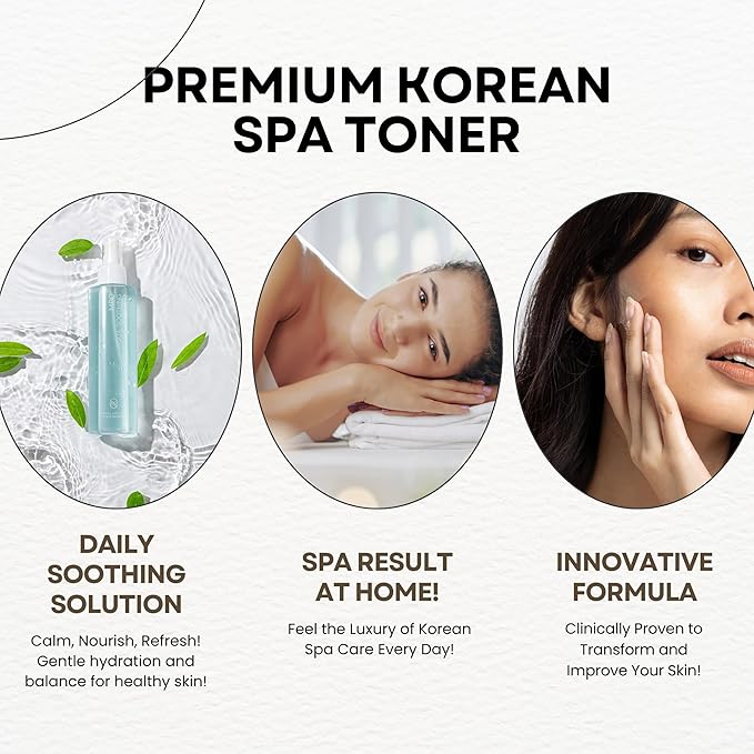 MPC Aqua Soothing Toner & Mist – Deep Hydrating & Calming and Restoring PH Balance with Caviar, Peptides, Rosa Centifolia, Latobasilius & CICA Extract, Premium Korean Toner, 6.76 fl oz