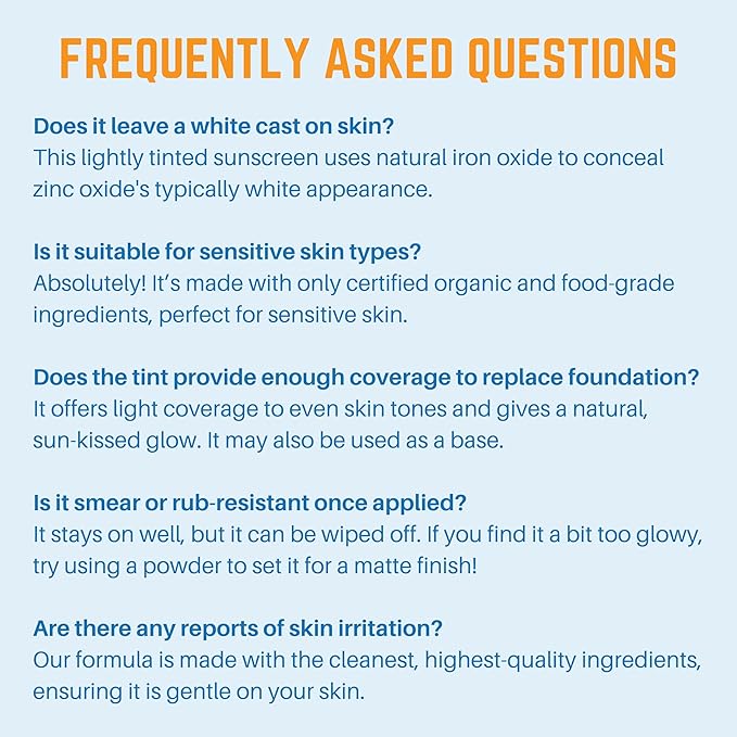 Waxhead Tinted Mineral Sunscreen for Face – Sheer Glow BB Cream Moisturizer with SPF 31, Non-Nano Zinc Oxide, Unscented, Non‑Comedogenic Mineral Facial Sunscreen, Primer under Makeup (Light Tint 4oz)