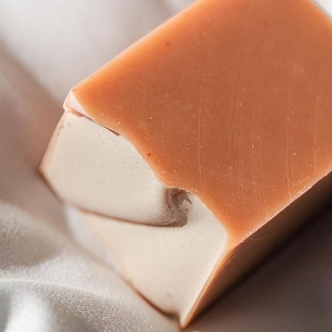 Osmia Skincare - Natural Rose Clay Facial Soap Bar | Coconut Milk, Jojoba Oil, Mango Butter | Soothe, Plump, Soften | Clean Beauty For Healthy Skin (2.25 oz | 64 g)