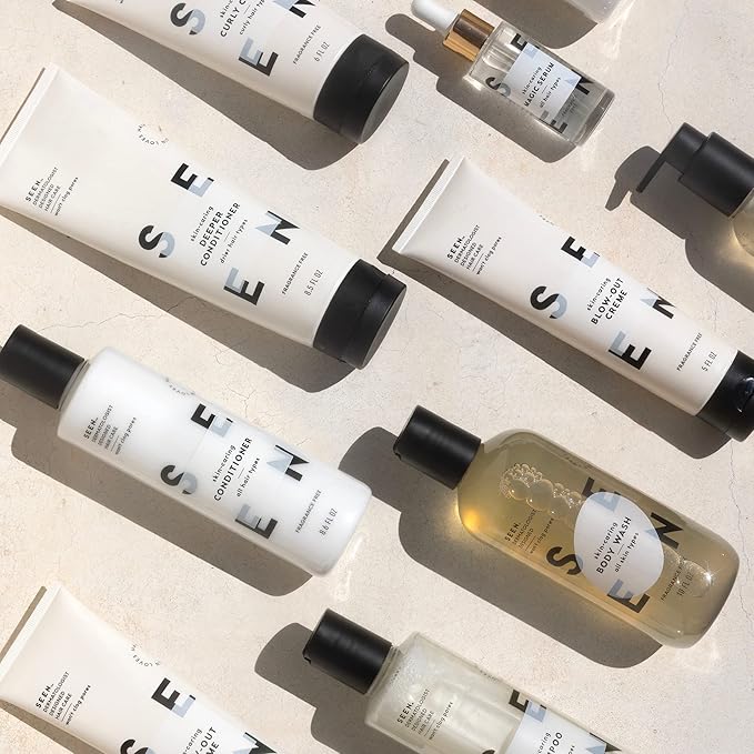 SEEN Conditioner Eco-Refill, Fragrance Free - Non-Comedogenic & Sulfate-Free Hair Conditioner- Dermatologist-Developed - Safe for Sensitive & Acne Prone Skin