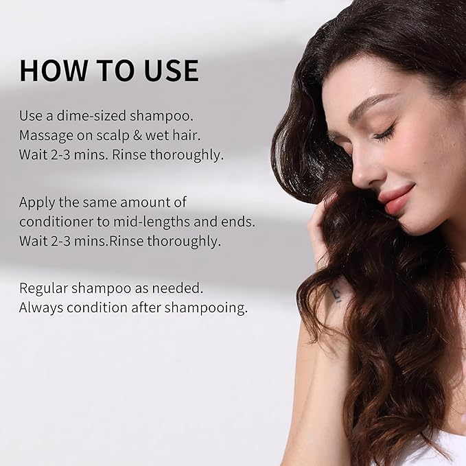 Alfheim Rosemary+ Shampoo & Conditioner Set | Rosemary & Peppermint Oil for Scalp Care & Oil Control | Jojoba & Calendula for Hydration & Shine | Sulfate-Free, Color-Safe | 18oz Each