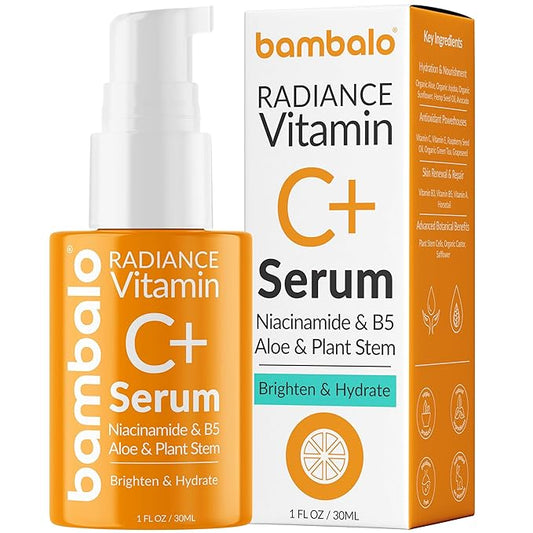 Vitamin C Serum - Radiance Brightening Face Serum With Niacinamide, Retinol, Hyaluronic Acid, Aloe, B5 & Botanical Extracts - 1 FL OZ / 30ML