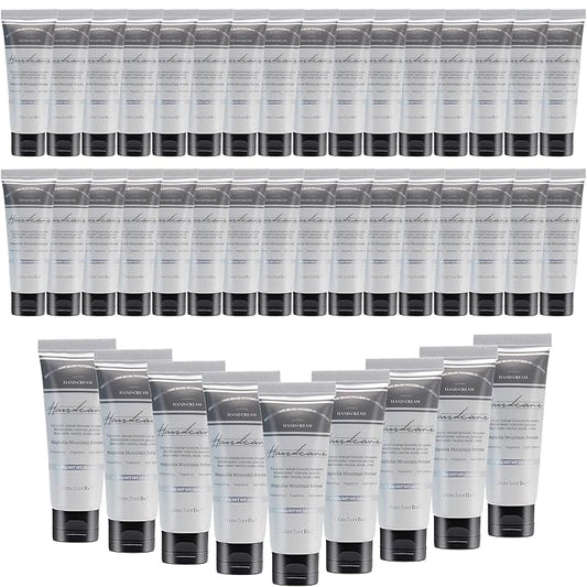 100 Pack Magnolia Mountain Retreat Hand Cream Bulk - Travel Size Scented Hand Lotion Set for Dry Cracked Hands, Ideal Holiday Gift for Women/Nurse/Bridesmaid/Teacher Appreciation, 1.0 oz/30 ml