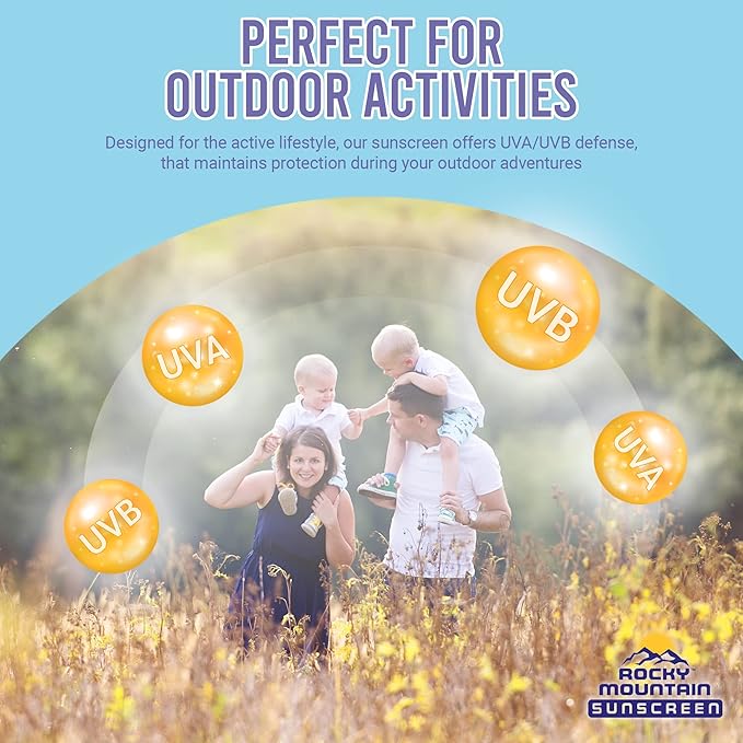 Rocky Mountain Sunscreen SPF 50 16 oz | Broad Spectrum UVA/UVB Protection | Hawaii 104 Reef Act Compliant (Oxybenzone & Octinoxate Free) | Water Resistant 80 Min. | Fragrance Free With Pump (16 Fl Oz)