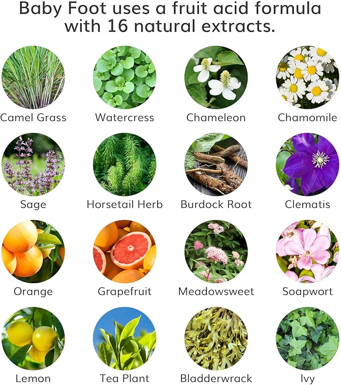 Baby Foot Original Foot Peel Mask with Men's Foot Peel - Repair Rough, Dry Cracked Feet and remove Dead Skin, Repair Heels and enjoy Baby Soft Smooth Feet - 2.4 Fl. Oz