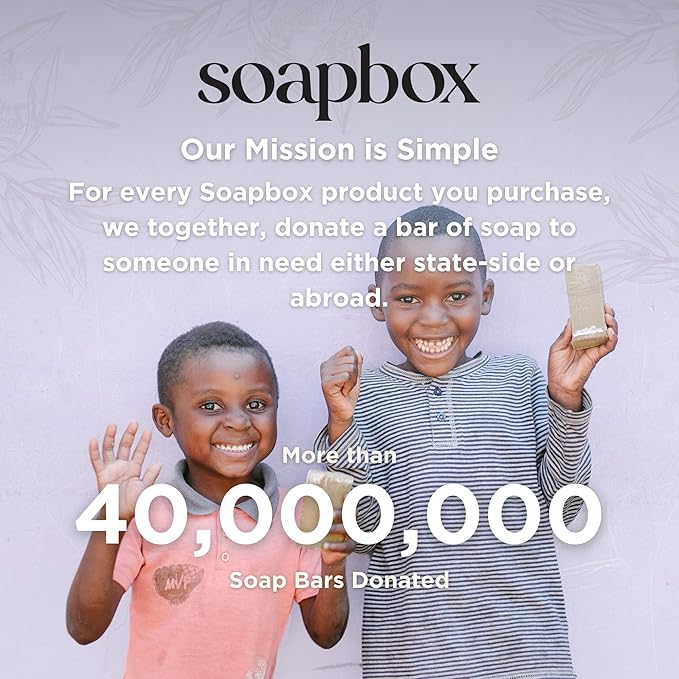 Soapbox Liquid Hand Soap Refill, Meyer Lemon & Tea Leaves, Gentle & Moisturizing Hand Wash for Kitchen and Bathroom, Vegan & Cruelty Free, 64oz Half Gallon Refill (Pack of 1)