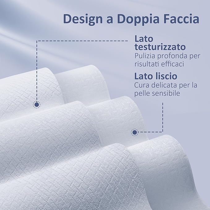 Ourmed Life Disposable Face Towel, 300 Count – Ultra Soft, Biodegradable Makeup Remover Wipes for Sensitive Skin, Clean Skincare Towels,Lint- free and Gentle Facial Towels for Daily Use，EF Texture