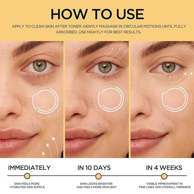 Night Cream for Women – Firming & Tightening Face Moisturizer with Niacinamide, Peptides, Hyaluronic Acid & Vitamin E – Hydrating Skincare for Dry, Mature Skin, 1.76 fl.oz