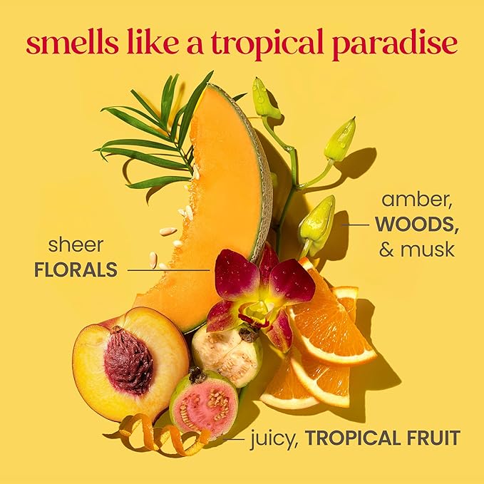 Burt's Bees Boosted Body Lotion, With a Ceramide, Niacinamide and Peptide Complex, Lightweight Daily Lotion Helps Boost Skin Barrier, Tropical Scented, 13 oz. Bottle