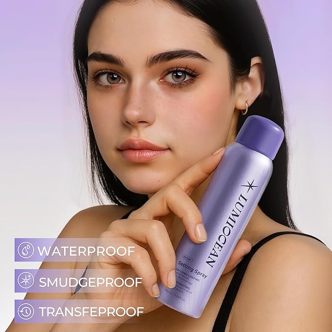 Setting Spray for Makeup, Long-Lasting Face Mist Up to 20HR Wear, Moisturizing & Soothing Formula, Waterproof & Sweat-Resistant, 3.38 Oz