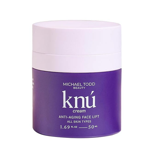 MICHAEL TODD Beauty KNU Cream – Face Lifting, Brightening & Tightening Cream – For Moisturizing & Rejuvenating – With Bakuchiol, Peptides & Snail Secretion – For All Skin Types – 1.68 fl oz/50 mL