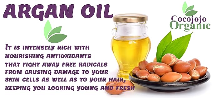 cocojojo Pure Deodorized Argan Oil - All Natural - Moroccan Argan Oil - Filtered to Reduce Smell - Perfect for Skin, Face, Hair, Nails - Reduced Scent - (1 Gallon)