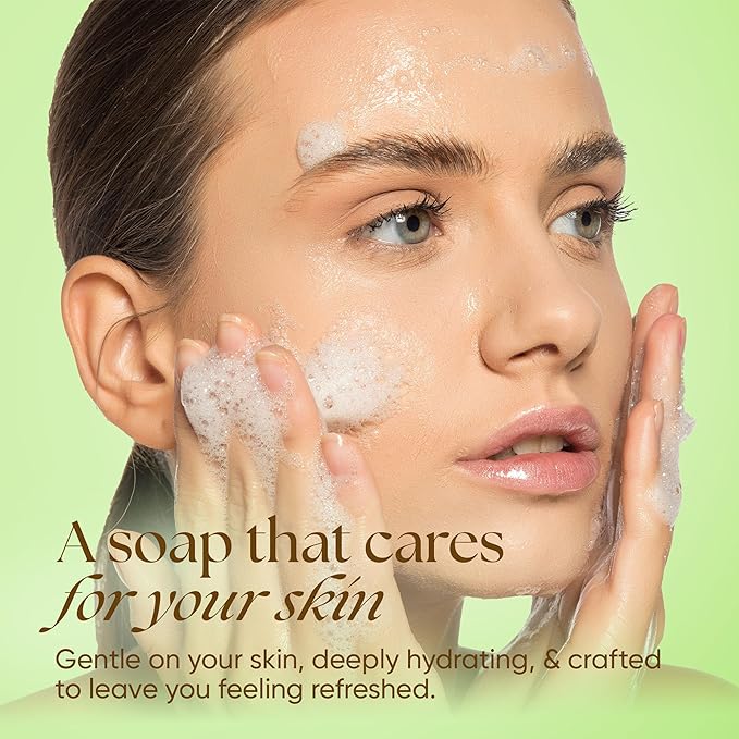 2-Pack Beef Tallow Soap Bar Grass Fed – Organic Body Soaps, Face Tallow Soap Bar for Women – All Natural Soaps for Sensitive Skin, Moisturizing & Nourishing Cleanser for All Skin Types, In Minty Scent