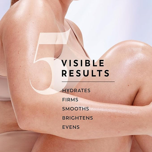 Olay Super Serum Body Wash for Rough & Bumpy Skin, Hydrating & Renewing Serum Complex with Exfoliating Minerals for Luminous Skin, 18.5 fl oz