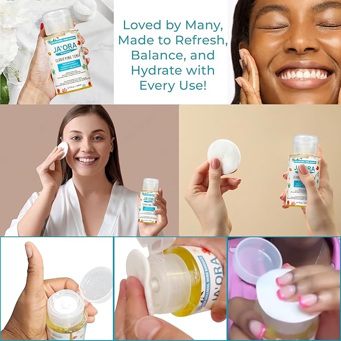 Clarifying Face Toner – Calendula Extract, Azelaic Acid & Ivy Leaf for Balanced, Hydrated & Revitalized Skin | Alcohol-Free, Unscented Toner for All Skin Types (200ML / 6.76 FL.OZ)