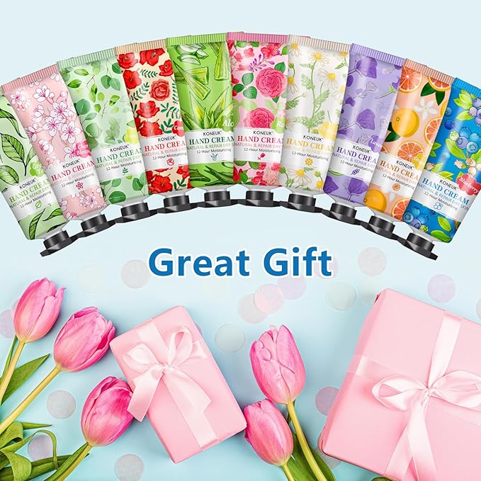 16 Pack Hand Cream Gifts Set, Bulk Hand Lotion Travel Size for Dry Cracked Hands, Hand Cream for Bridesmaid Gifts, Employee Appreciation Gifts, Birthday Gifts and Bridal Shower Gifts