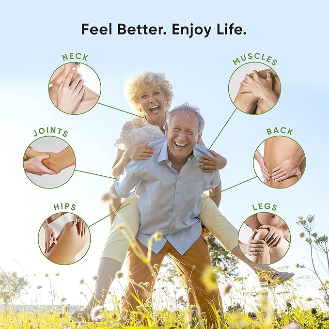 Zenrenu Organic Hemp Turmeric Joints & Muscle Cream with Arnica, MSM, Hemp Oil Extract, & 7 Essential Oils - Non Greasy & Fast Absorbing for Back, Neck, Elbows, Knees, & Hip 2 oz