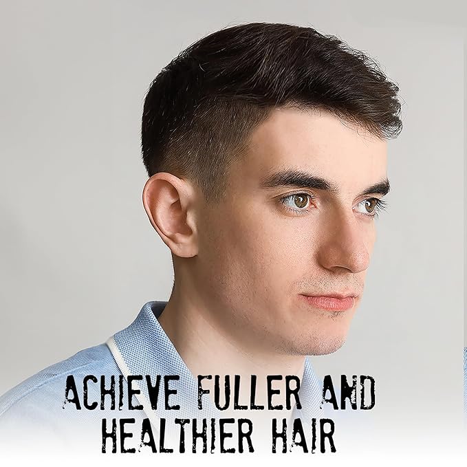 Tribal Chimp 1oz Hair Serum for Day and Night Hair Care - Argan Oil, Coconut Oil, and Biotin for Dry, Frizzy, and Damaged Hairs - Hydrating, Nourishing and Strengthening Serum