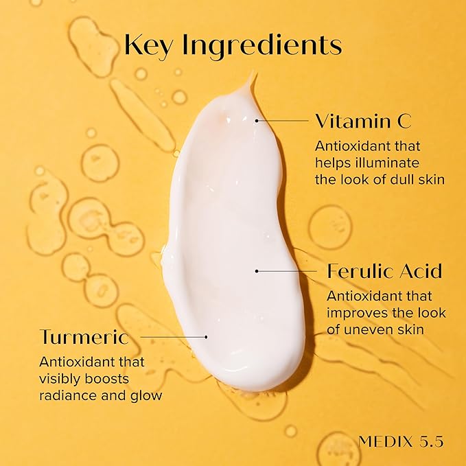 Medix 5.5 Vitamin C Cream Face Lotion & Body Lotion Moisturizer | Anti Aging Skin Care Firming & Brightening Cream Diminishes The Look Of Uneven Skin Tone, Age Spots, & Sun Damaged Dry Skin, (2-Pack)