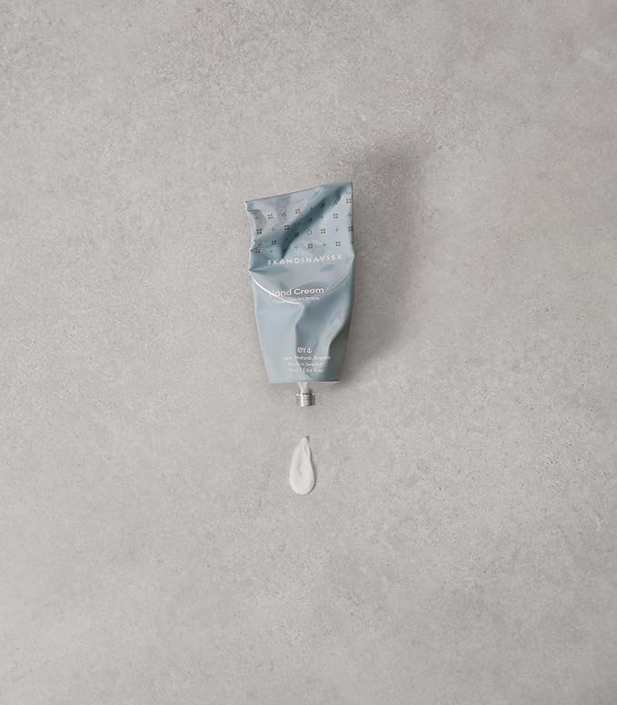 Skandinavisk ØY ‘Island’ Hand Cream, Scent Notes: Crabapple and Dog Rose, Water Mosses and Green Leaves. Vegan Forumla, 2.54 fl. oz.