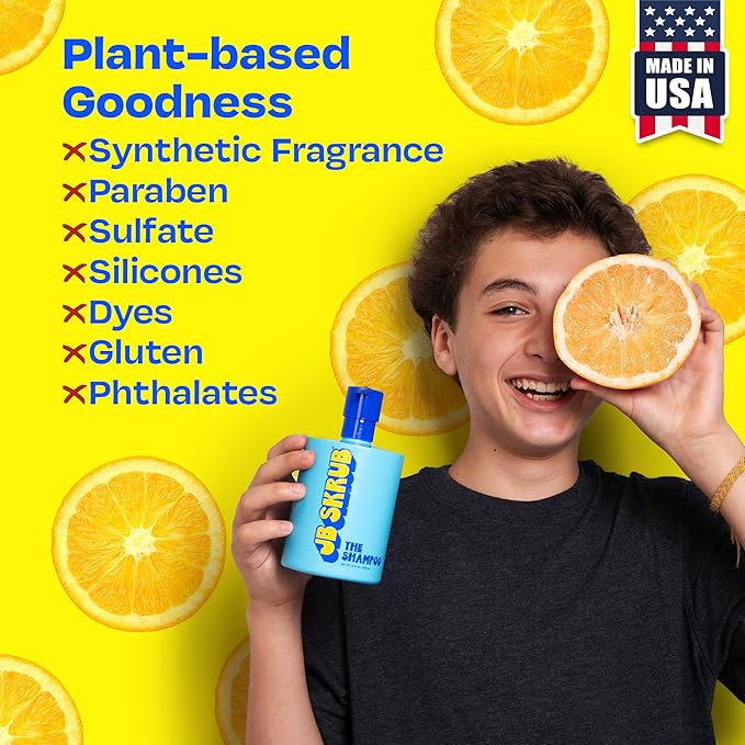 The Hair and Body Wash Super Duo - No Harsh Ingredients - Conquer Adolescent Funk with Confidence - 14oz.