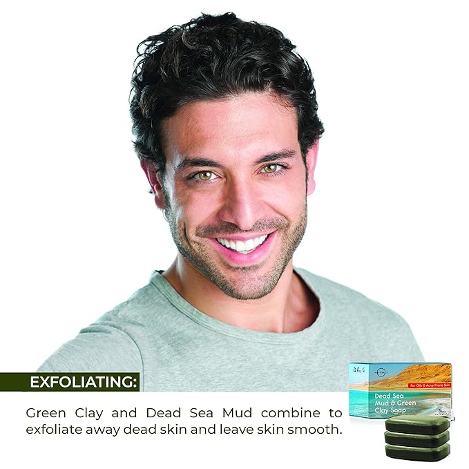 O NATURALS 3-Pack Organic Soap Bar 4oz each Set - 100% Vegan Cold Process Body Wash Scented Premium Essential Handmade Soap - Natural Soaps for Men Women, Face, Body - Dead Sea Salt Mud