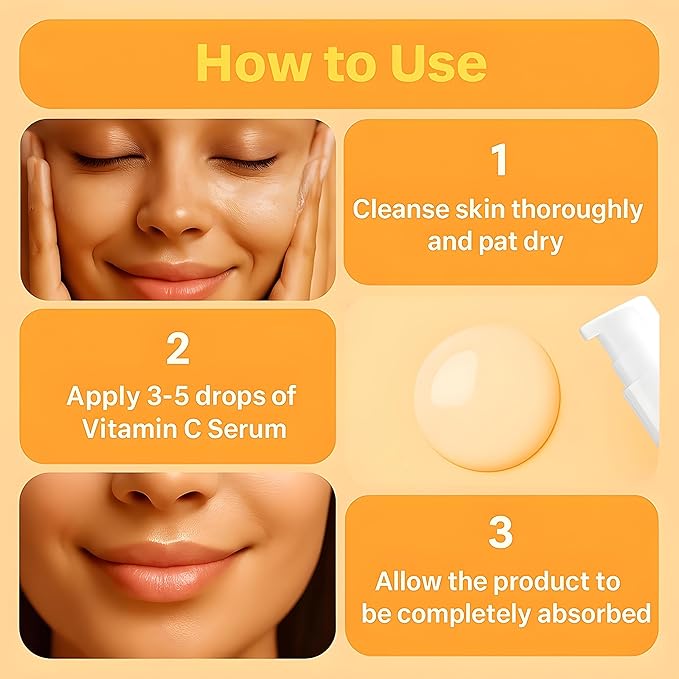 Vitamin C Serum - Radiance Brightening Face Serum With Niacinamide, Retinol, Hyaluronic Acid, Aloe, B5 & Botanical Extracts - 1 FL OZ / 30ML