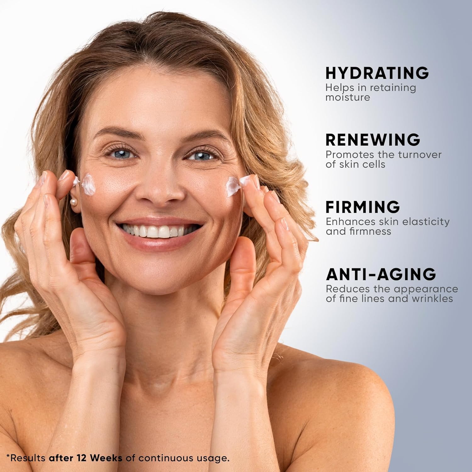 Retinol Night Cream for Women – Anti-Aging Face Moisturizer with Collagen & Niacinamide – Hydrating Overnight Facial Cream for Wrinkles, Fine Lines & Dark Spots – Made in USA, 1.7oz