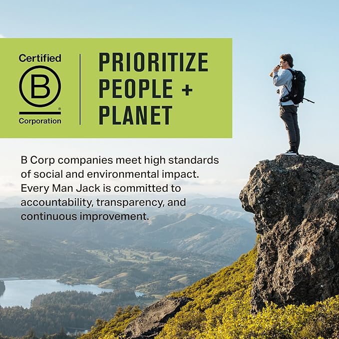 Every Man Jack Sea Minerals + Citron Hydrating Mens 3-in-1 All Over Wash for All Skin and Hair Types - Body Wash, Shampoo and Conditioner with Naturally Derived Ingredients - 28.8oz (2 Pack)