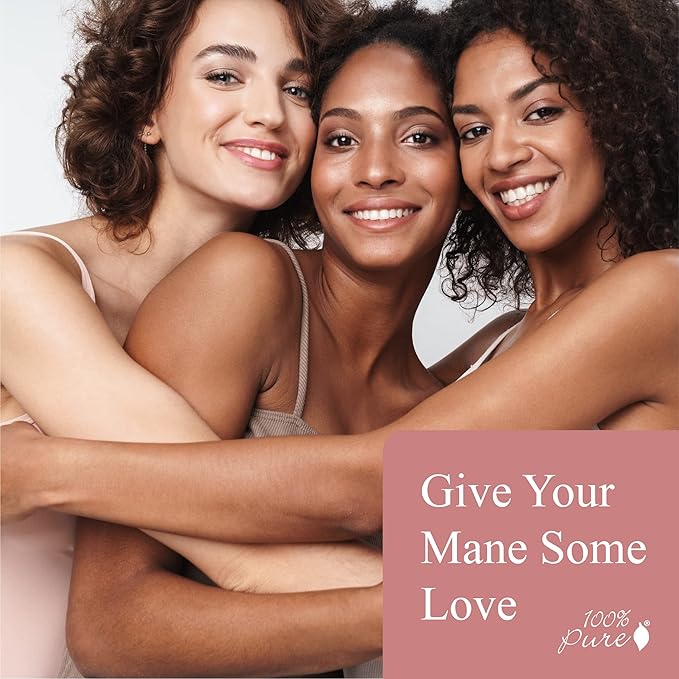 100% PURE Yuzu & Pomelo Glossing Shampoo & Cleansing Detox Helps Restore Vibrancy in Dry Dull Hair Revitalizing Shine & Body Healthy Growth for Women & Men, Vegan - 16 Fl Oz