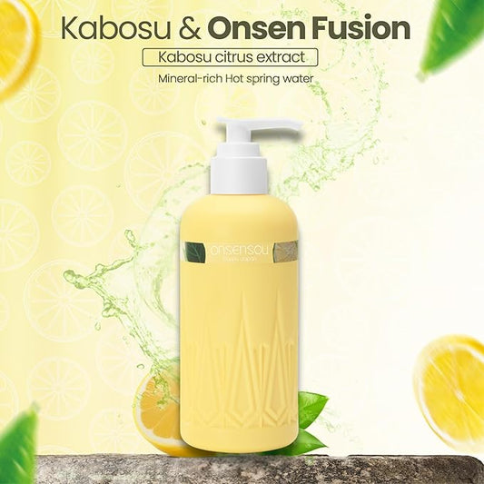 Skin Moisturizer for Dry Skin Women & Men, Full Body Lotion & Skin Cream with Hot Spring Yeast, Green Algae & Shea Butter from Japan, Citrus Scent, 8.45 Fl Oz