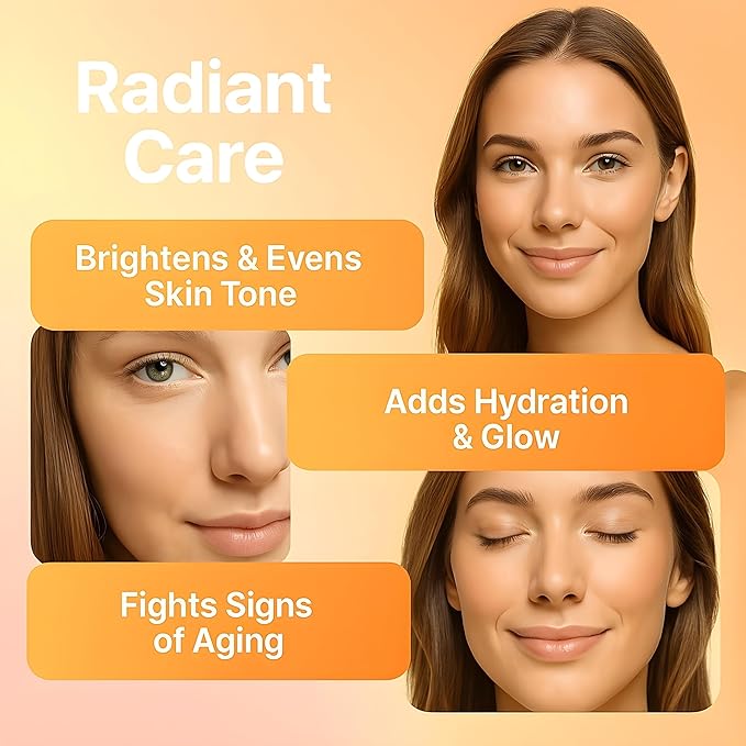 Vitamin C Serum - Radiance Brightening Face Serum With Niacinamide, Retinol, Hyaluronic Acid, Aloe, B5 & Botanical Extracts - 1 FL OZ / 30ML