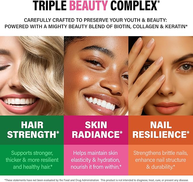 Multivitamin for Women - B-Complex | Whole Foods | Hair Growth Support | Digestion & Metabolism | Iron - 47in1 Womens Multivitamin - Bioavailable & Gentle on Stomach - Made in USA - 90 Capsules