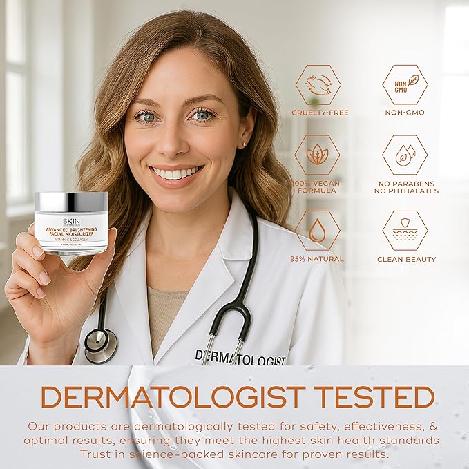 WZ Advanced Brightening Facial Moisturzer with Vitamin C and Collagen