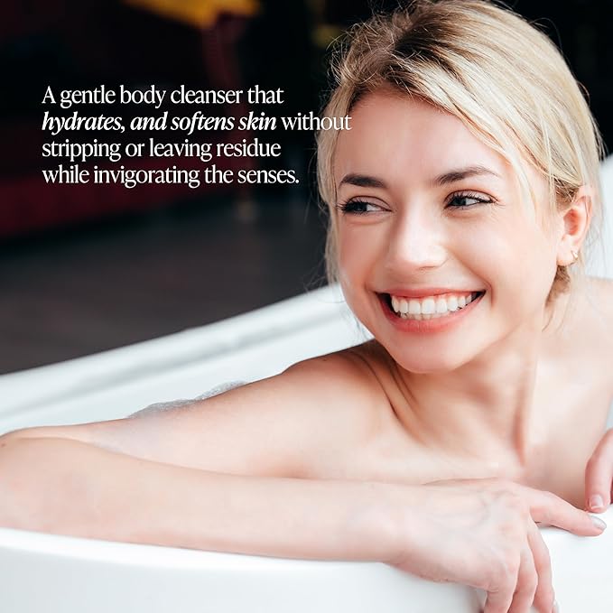 VOYAGER Foaming Body Wash with Pump, Non-stripping, Nourishing & Deep Hydration Cleanse. 10.14 Fl. Oz./300ml (Rose)