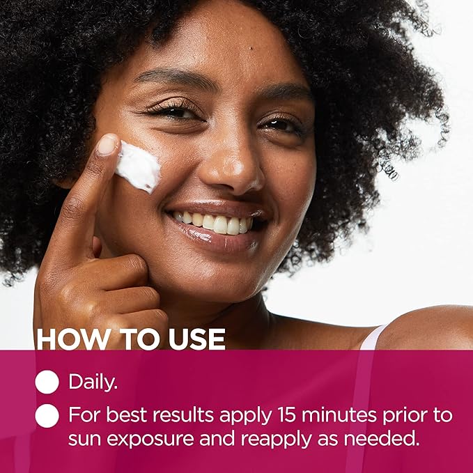 Andalou Naturals 1000 Roses Daily Shade Facial Lotion SPF 18 - 2-in-1 Skin Moisturizer & Face Sunscreen - Ultra Sheer & Hypoallergenic Skincare for Sensitive Skin - With Aloe Vera - 2.7 fl oz