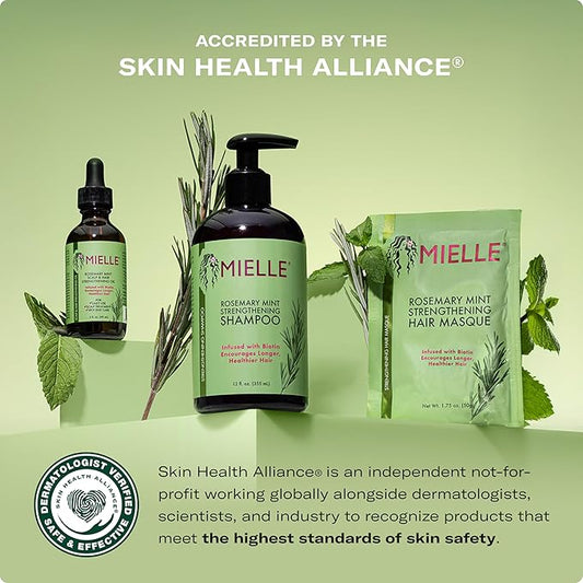 Mielle Organics Hair Strenghtening Bundle - Oil, Shampoo and Conditioner