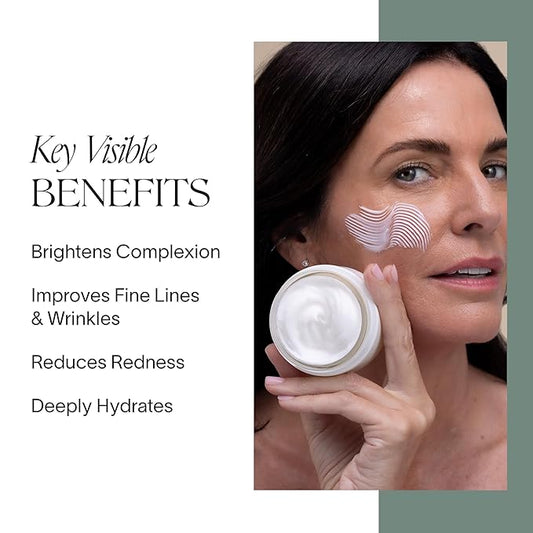 Doctor Rogers Face Cream Moisturizer: Hydrating Facial Cream. With Niacinamide, Shea Butter & Squalane. Anti-Aging & Moisturizing Lotion. Suitable for Sensitive & Dry Skin, 1.7 Ounce (50ml)