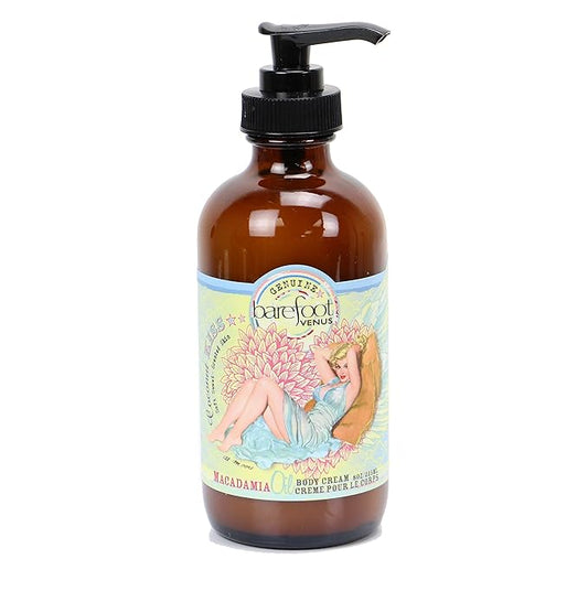 Barefoot Venus Macadamia Nut Oil and Almond Oil Body Cream 225 ML / 8 Oz (Coconut Kiss)