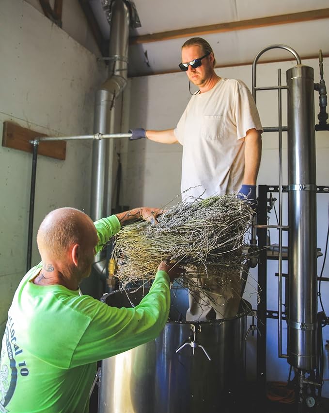 Hydrosol - Certified 100% Pure Organic Lavender Floral Water Hydrosol, Facial Toner, Aromatherapy, Skincare Set, Body Mist, Room & Linen Spray - Made in USA - 8 oz