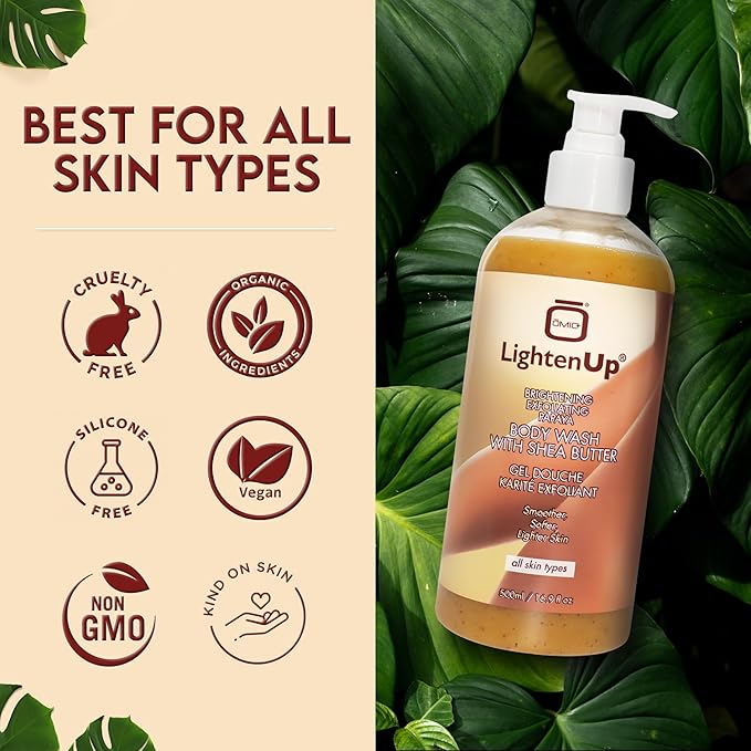 OMIC Lighten-Up LightenUp Plus Exfoliating Shower Gel 500 ml