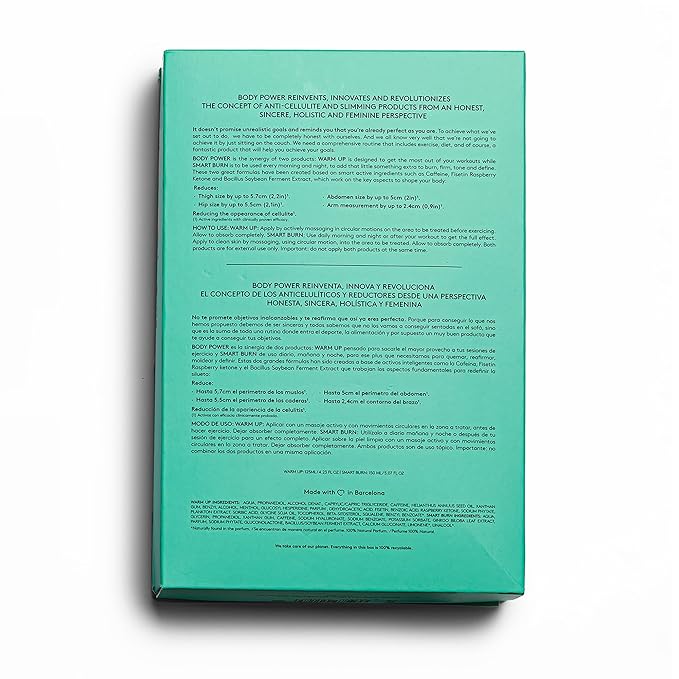 COCUNAT - Body Power - Anti Cellulite Cream - Body Firming Cream - Cellulite Remover - Toned Skin - With Caffeine and Hyaluronic Acid - 150 ml + 125 ml