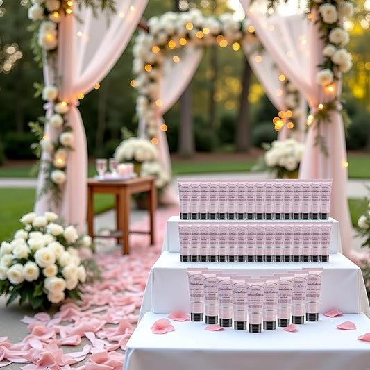 100 Pack Lotus Dream Hand Cream Bulk - Travel Size Scented Hand Lotion Set for Dry Cracked Hands, Ideal Holiday Gift for Women/Nurse/Bridesmaid/Teacher Appreciation, 1.0 oz/30 ml