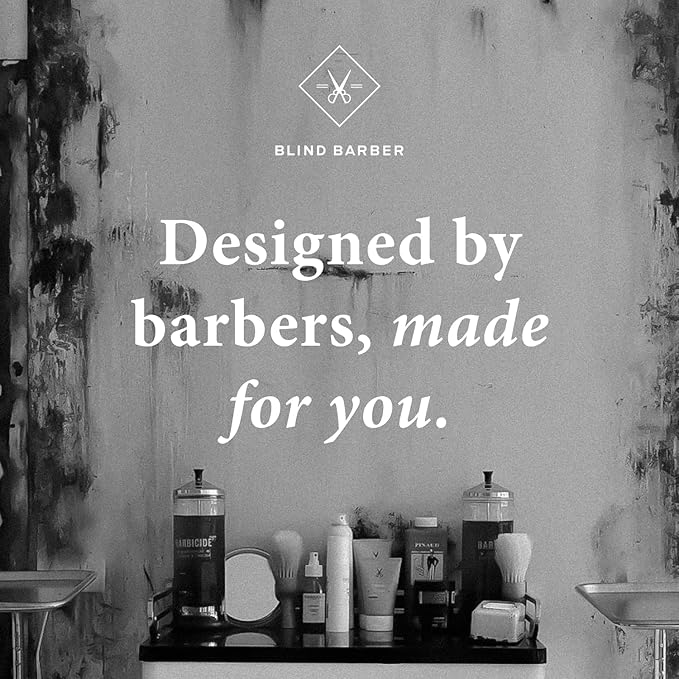 Blind Barber Lemongrass Tea Body Wash for Men - Sulfate-Free Body Soap with Lemongrass Scent - Leaves Skin Clean & Hydrated - Paraben-Free & Cruelty-Free, No Artificial Dyes (12 Fl oz)